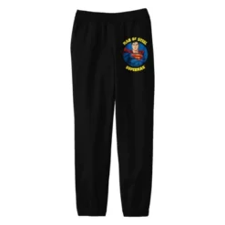 DC COMICS Superman Man Of Steel Character Youth Black Graphic Sweatpants -Dc Comics GUEST 03250adb 080d 4d01 b969 a1619077dc6c