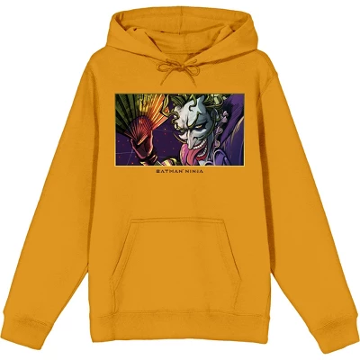 DC COMICS Batman Ninja Warlord Joker Men's Mustard Yellow Sweatshirt 2 DC COMICS Batman Ninja Warlord Joker Men's Mustard Yellow Sweatshirt