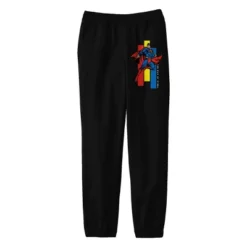 DC COMICS Superman Flying Superhero Youth Boy's Black Jogger Pants -Dc Comics GUEST 0a6ce165 af92 4b7d 8527 5566846efb35