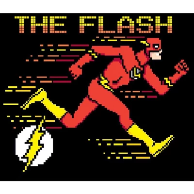 DC COMICS The Flash Pixel Art Black Graphic Tee Toddler Boy To Youth Boy 3 DC COMICS The Flash Pixel Art Black Graphic Tee Toddler Boy To Youth Boy