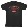 DC COMICS Superman Man Of Steel 3D Logo Charcoal T-shirt Toddler Boy To Youth Boy -Dc Comics GUEST 0c7aff02 15ef 4dbb a5f5 c6ab24083299
