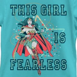 DC COMICS Girl's Wonder Woman This Girl Is Fearless T-Shirt