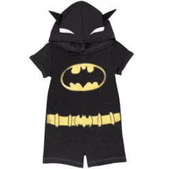 DC Comics Justice League Batman Costume Short Sleeve Romper Black 20 DC Comics Justice League Batman Costume Short Sleeve Romper Black -Dc Comics GUEST 0f934d9a 81d4 4b6c a14f 060700bf7080