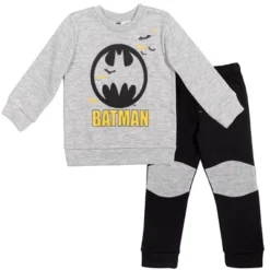 DC Comics Justice League Batman Toddler Boys Fleece Pullover Pants & Sweatshirt Set -Dc Comics GUEST 112421d9 ee0c 42dc 9bd1 d4f53776f913