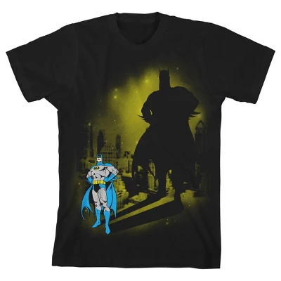 DC COMICS Batman Spotlight Shadow Black T-shirt Toddler Boy To Youth Boy 7 DC COMICS Batman Spotlight Shadow Black T-shirt Toddler Boy To Youth Boy - Image 5