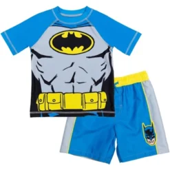 DC Comics Justice League Batman Toddler Boys Rash Guard And Swim Trunks Outfit Set 18 DC Comics Justice League Batman Toddler Boys Rash Guard And Swim Trunks Outfit Set -Dc Comics GUEST 15bb69f8 ddf7 4772 97c1 c1bb7e2b2ecb