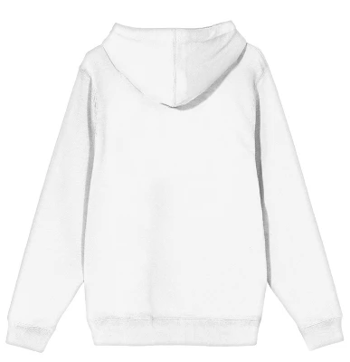 DC COMICS Suicide Squad: Kill The Justice League Game Logo Adult White Graphic Hoodie 4 DC COMICS Suicide Squad: Kill The Justice League Game Logo Adult White Graphic Hoodie - Image 2