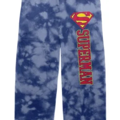 DC COMICS Superman Men's Blue And White Cloud Sleep Pajama Pants