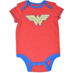 DC Comics Justice League Wonder Woman Baby Girls 3 Pack Bodysuits Newborn To Infant 16 DC Comics Justice League Wonder Woman Baby Girls 3 Pack Bodysuits Newborn To Infant -Dc Comics GUEST 1d3733d8 358f 4e3c 9ed6 fc2a7cbd284f