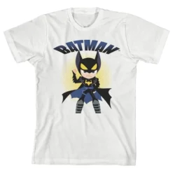 DC COMICS DC Comic Book Batman Cartoon Character White Graphic Tee Toddler Boy To Youth Boy -Dc Comics GUEST 20ef3c86 dca7 44a5 888a c54e3c51418b