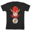 DC COMICS Flash Superhero And Logo Poly Art Black T-shirt Toddler Boy To Youth Boy -Dc Comics GUEST 24bf0e30 033b 4d5c a2d7 e45f1583cb73