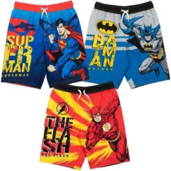 DC Comics Justice League Batman Superman The Flash 3 Pack Swim Trunks Little Kid To Big Kid 16 DC Comics Justice League Batman Superman The Flash 3 Pack Swim Trunks Little Kid To Big Kid -Dc Comics GUEST 26071d45 80f8 44d8 beb5 5d322a464016