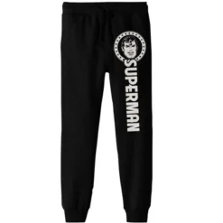 DC COMICS Superman Character Portrait Boy's Black Jogger Pants -Dc Comics GUEST 262bcbf3 0d9c 4209 96cd d7627f9851c2