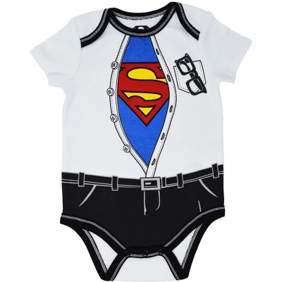 DC Comics Justice League Superman Baby Boys Short Sleeve Bodysuits & Pants 3 DC Comics Justice League Superman Baby Boys Short Sleeve Bodysuits & Pants