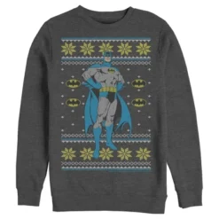 DC COMICS Men's Batman Ugly Christmas Dark Knight Pose Sweatshirt -Dc Comics GUEST 27d438c3 95ef 4519 ab98 30cb18d7e0ce