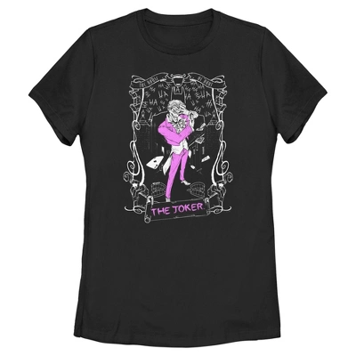 DC COMICS Women's Batman Joker Tarot T-Shirt 5 DC COMICS Women's Batman Joker Tarot T-Shirt - Image 3