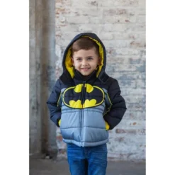 DC Comics Justice League Batman Zip Up Puffer Jacket Little Kid To Big Kid -Dc Comics GUEST 2cc43570 1884 405a aee7 edc1171eb833