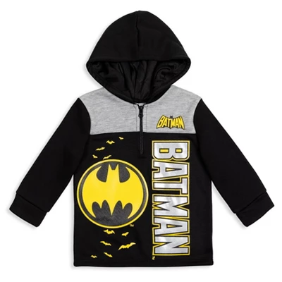 DC Comics Justice League Batman Fleece Hoodie Toddler 13 DC Comics Justice League Batman Fleece Hoodie Toddler - Image 11