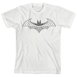 DC COMICS Batman Bat Symbol Line Art White T-Shirt Toddler Boy To Youth Boy 15 DC COMICS Batman Bat Symbol Line Art White T-Shirt Toddler Boy To Youth Boy -Dc Comics GUEST 306233f8 82bd 4d1f b8e0 d7c8d8a4fd69