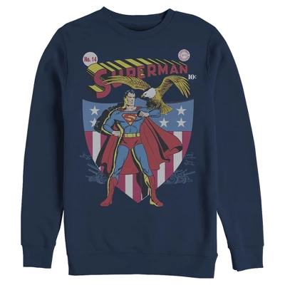 DC COMICS Men's Superman American Hero Sweatshirt 5 DC COMICS Men's Superman American Hero Sweatshirt - Image 3