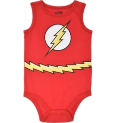 DC Comics Justice League Batman Superman The Flash Green Lantern Baby Boys 5 Pack Bodysuit Multicolored