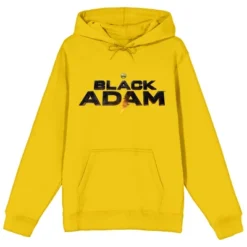 DC COMICS Black Adam Text Logo Men's Yellow Sweatshirt 12 DC COMICS Black Adam Text Logo Men's Yellow Sweatshirt -Dc Comics GUEST 394b06cd 9ccd 4ea3 b803 1d2c9be52f62