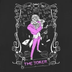 Dc Comics 9 DC COMICS Women's Batman Joker Tarot T-Shirt
