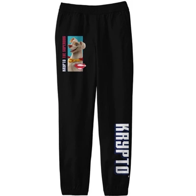 DC COMICS DC League Of Super Pets Animal Heroes Boy's Black Sweatpants 3 DC COMICS DC League Of Super Pets Animal Heroes Boy's Black Sweatpants