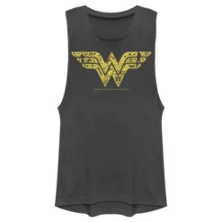 DC COMICS Junior's Justice League Silhouette Logo Festival Muscle Tee 7 DC COMICS Junior's Justice League Silhouette Logo Festival Muscle Tee -Dc Comics GUEST 442fbc6c 4fd4 4a14 9d5c c2e52c25cd63
