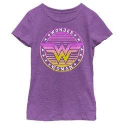 DC COMICS Girl's Wonder Woman Ombre Logo T-Shirt -Dc Comics GUEST 45f35898 3872 4efa a641 302ccce72b39