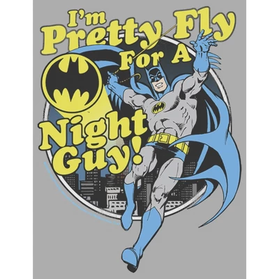 DC COMICS Boy's Batman Looking Pretty Fly T-Shirt 3 DC COMICS Boy's Batman Looking Pretty Fly T-Shirt