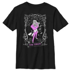 DC COMICS Boy's Batman Joker Tarot T-Shirt -Dc Comics GUEST 512e5473 e6a6 4b70 b5c9 c66a773413f0