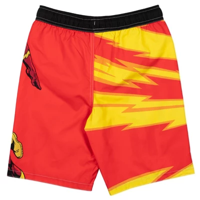 DC Comics Justice League The Flash Superman Batman 3 Pack Swim Trunks Toddler 6 DC Comics Justice League The Flash Superman Batman 3 Pack Swim Trunks Toddler - Image 4