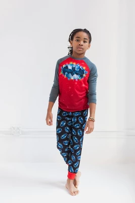 DC Comics Justice League Batman Christmas, Pajama Shirt And Pants Sleep Set Little Kid To Big Kid 3 DC Comics Justice League Batman Christmas, Pajama Shirt And Pants Sleep Set Little Kid To Big Kid