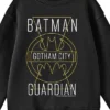 DC COMICS Batman Gotham City Guardian Line Art Youth Black Crew Neck Sweatshirt -Dc Comics GUEST 55bdd847 de80 41d0 9749 44b915cf2644