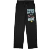DC COMICS Batman Batmobile Chicks Dig The Ride Men's Black Sleep Pajama Pants