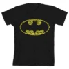 DC COMICS Batman Logos Inside Logo Black T-shirt Toddler Boy To Youth Boy -Dc Comics GUEST 6aead794 0059 4a93 8824 64059d05b4f4