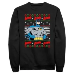 DC COMICS Men's Batman Christmas Sweater Sweatshirt -Dc Comics GUEST 7317016c c21d 4e7f b5a4 c4f11b542511