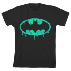 DC COMICS Batman Slime Logo Black T-shirt Toddler Boy To Youth Boy -Dc Comics GUEST 760ac0a9 ab32 41c8 be2c df6fedd9aea1