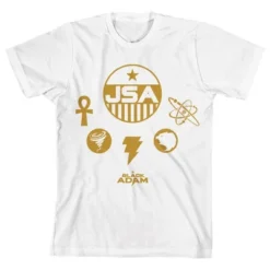 DC COMICS Black Adam Movie Character Icons White Graphic Tee Toddler Boy To Youth Boy 8 DC COMICS Black Adam Movie Character Icons White Graphic Tee Toddler Boy To Youth Boy -Dc Comics GUEST 762a2139 b00d 4d2e ba0c 3c031858506d