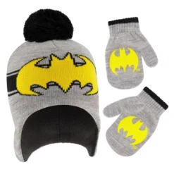 DC COMICS Batman Boy’s Winter Beanie Hat And Mittens Set, Toddlers Ages 2-4 7 DC COMICS Batman Boy’s Winter Beanie Hat And Mittens Set, Toddlers Ages 2-4 -Dc Comics GUEST 789955bd c59b 4e27 8cb0 f17dd1a8465b