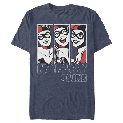 DC COMICS Men's Batman Harley Quinn Classic Cartoon Panel T-Shirt 4 DC COMICS Men's Batman Harley Quinn Classic Cartoon Panel T-Shirt - Image 2