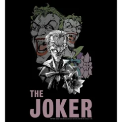 DC COMICS Men's Batman Joker Smiles To Fear T-Shirt