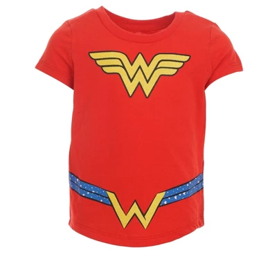 DC Comics Justice League Wonder Woman Girls 3 Pack T-Shirts Little Kid To Big Kid 4 DC Comics Justice League Wonder Woman Girls 3 Pack T-Shirts Little Kid To Big Kid - Image 2