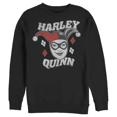DC COMICS Men's Batman Harley Quinn Smile Face Sweatshirt 4 DC COMICS Men's Batman Harley Quinn Smile Face Sweatshirt - Image 2