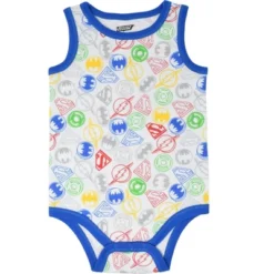 DC Comics Justice League Batman Superman The Flash Green Lantern Baby Boys 5 Pack Bodysuit Multicolored -Dc Comics GUEST 8c7cc140 48bd 4c51 8de8 a6ad4e376e59