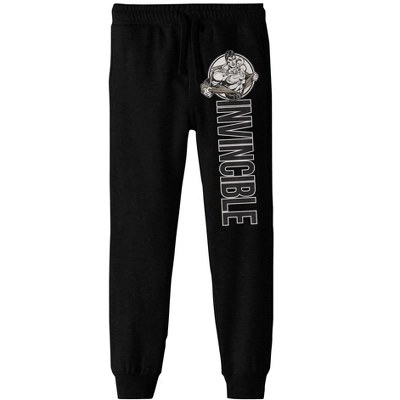 DC COMICS Superman Vintage Invincible Graphic Boy's Black Jogger Pants 8 DC COMICS Superman Vintage Invincible Graphic Boy's Black Jogger Pants - Image 6