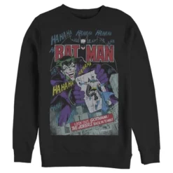 DC COMICS Men's Batman Joker Vintage Card Sweatshirt -Dc Comics GUEST 96462685 87b8 4bd6 848d ebd5dbe6eb0d