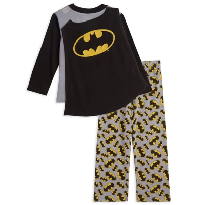 DC Comics Justice League Superman Batman Pajama Shirt And Pants Detachable Cape Sleep Set Little Kid To Big Kid 6 DC Comics Justice League Superman Batman Pajama Shirt And Pants Detachable Cape Sleep Set Little Kid To Big Kid - Image 4