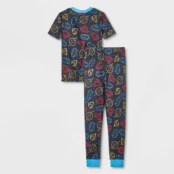 Dc Comics 31 Boys' DC Comics Justice League 4pc Pajama Set - Blue